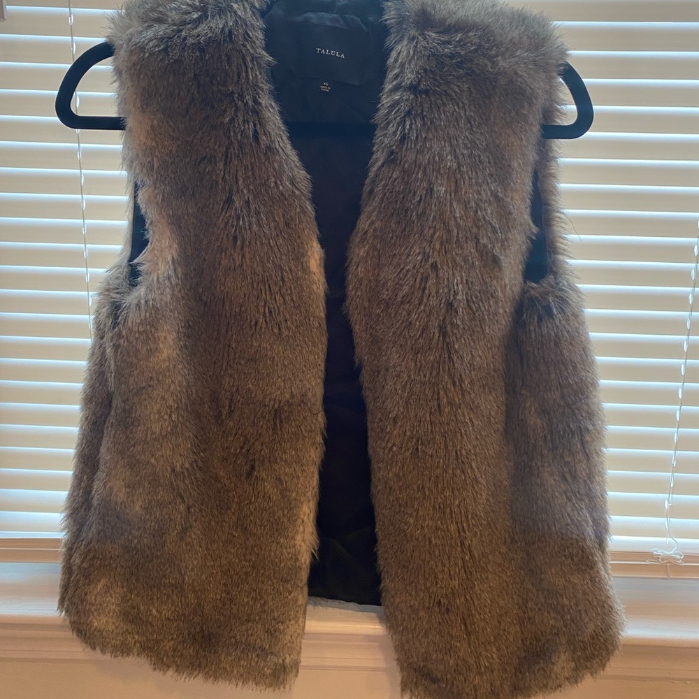 Talula faux fur vest!